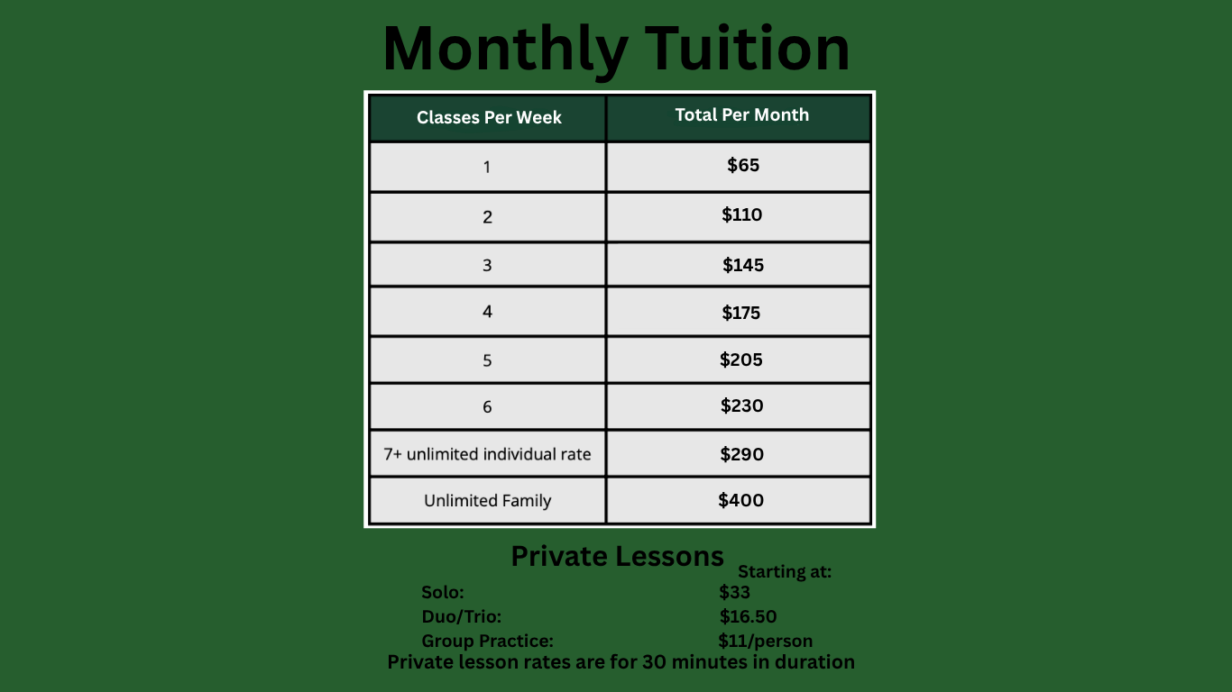 Monthly Tuition 26:27