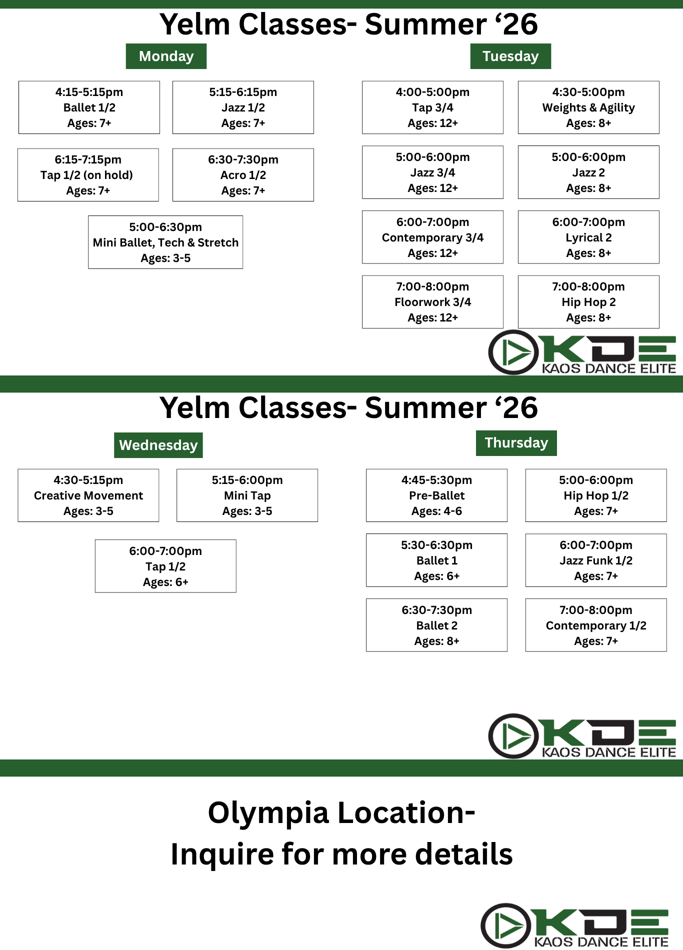 Copy of Summer 26 schedule
